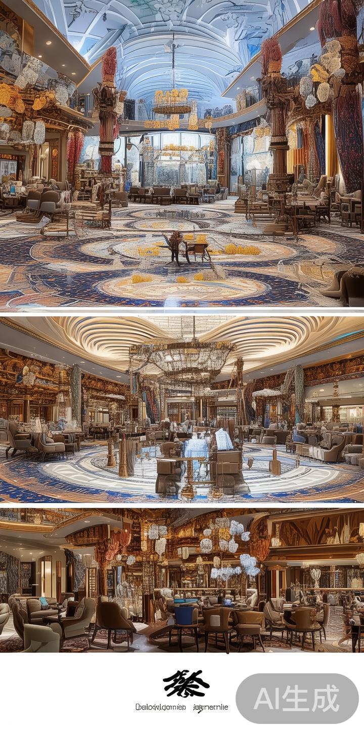 此外，集团还设计了主题赌场区域，融入澳门历史建筑风